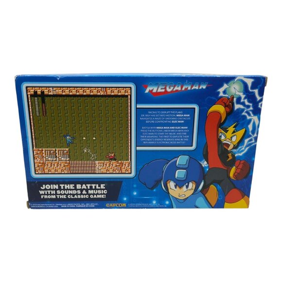 Jakks Pacific Mega Man VS Elec Man Electronic Boss Battle Sounds Music 8 Bit NEW - Picture 2 of 16